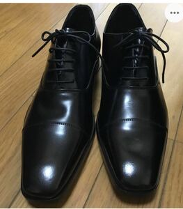 ☆ M15☆ 未使用 暁 AKATSUKI JAPAN アカツキ ジャパン ビジネスシューズ27 ㎝ 本革 日本製 黒 ストレートチップ 紳士靴 