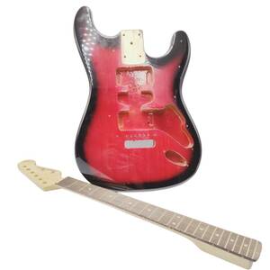 E05069 электрогитара корпус шея роза детали Photo Genic Photogenic красный красный Fender Stratocaster модель 