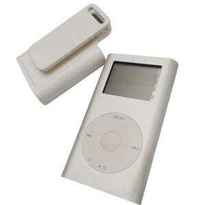 E05073 iPod mini 第一世代 オリジナル シルバー 4GB クリップ付属 アイポッド ポータブルミュージックプレーヤー 音楽プレーヤー A1051