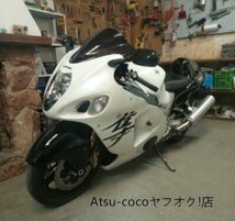 スズキ ハヤブサ 隼 GSX1300R オートバイ エンブレム ステッカー_画像3