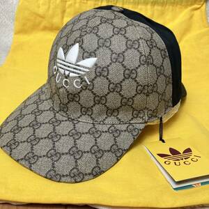  новый товар GUCCI adidas сотрудничество колпак обе tsuba