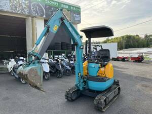 【引き取り限定】クボタ Mini Excavator ハサミincluded Miniバックホー U-15-3 可変脚 1.5tonneクラス Miniショベル 