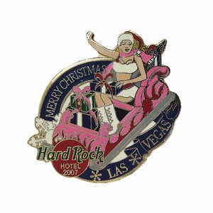 Hard Rock HOTEL クリスマス 女性 サンタクロース 限定 リミテッドエディション ピンズ ピンバッジ ハードロックホテル
