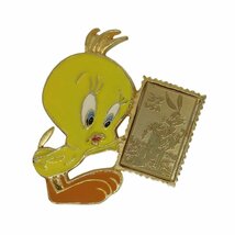 トゥイーティー ピンズ Looney Tunes Stamp Collection ピンバッジ キャラクター ピンバッチ 留め具付き レトロ アメリカ_画像1