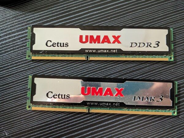 UMAX メモリ 16Gb (8GBx2) ddr3 pc10600 buss1333