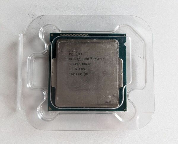 CPU Intel Core i7 4770 動作確認済み