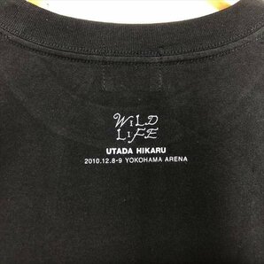 KUMA POWER 宇多田ヒカル 2010年 横浜アリーナ ツアー Tシャツ SIZE:XL ブラック MU632024050407の画像4