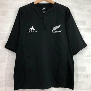 00s adidas アディダス ALL BLACKS 半袖 ユニフォーム ゲームシャツ SIZE: 0 (XL) ブラック MH632024050712