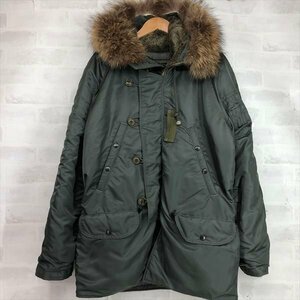 AVIREX アビレックス N-3B フライトジャケット 6112070 N-3B VINTAGEモデル SIZE: L グリーン MH632024050714