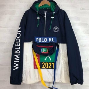 POLO RALPH LAUREN ラルフローレン 2021　TENNIS テニス ウィンブルドン ジャケット SIZE: L ネイビー MU632024050904