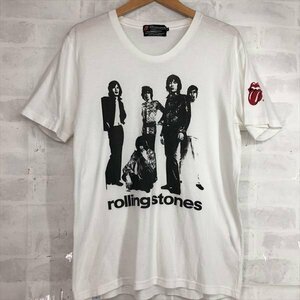 THE ROLLING STONES x HYSTERIC GLAMOUR 30周年 ローリングストーン ヒステリックグラマー 半袖Tシャツ SIZE: M ホワイト MH632024041502　