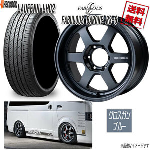 ファブレス BARONE RS-6 WIDE1P GGB 18 6H139.7 9J+25 ハンコック LAUFENN LH02 225/40R18 92W XL 4本購入で送料無料