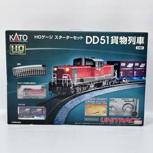 【完品】KATO 3-001 HOゲージ スターターセット DD51 貨物列車 鉄道模型 / HO-GAUGE カトー UNITRACK コキ104