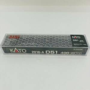 【現状品】KATO 2016-A 蒸気機関車 D51 498 副灯付 Nゲージ 鉄道模型 / N-GAUGE STEAM LOCOMOTIVE