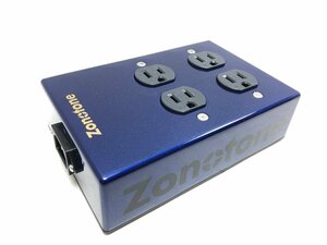 極美品★ZONOTONE ゾノトーン ハイエンド 電源ボックス 高純度素材4種ハイブリッド 3.5スケア導体 4口 ZPS-4000 Y04192N