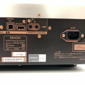 美品♪DENON デノン SACD/CDプレーヤー DCD-SX1 フラッグシップモデル MP3 ハイレゾ DSD対応 USB-DAC搭載 プレミアムシルバー オーディオの画像8