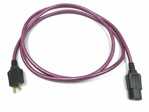 美品 audio-technica 電源ケーブル OFC POWER CABLE HISAGO ヒサゴ D 2m オーディオテクニカ 音響用 電源ケーブル Y05022S