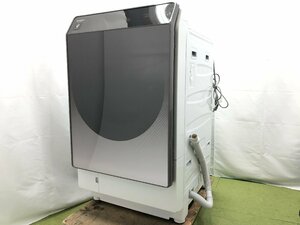シャープ SHARP ドラム式洗濯乾燥機 洗濯11kg 乾燥6kg 右開き 斜型 プラズマクラスター 自動投入 スマホ連携 ES-WS14-TR 2022年製 d04061N