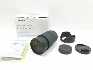 美品 TAMRON タムロン 17-70mm F/2.8 Di III-A VC RXD Model B070 ソニー用 一眼カメラ用レンズ ズームレンズ 大口径 Y05004S