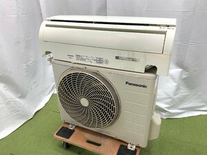 パナソニック Panasonic エアコン おもに6畳用 6畳～9畳 2.2kW 内部乾燥 クーラー 冷房 除湿 CS-225CF-W 2015年製 d05033N