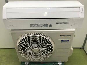 2023年製 美品★パナソニック Panasonic エオリア エアコン おもに6畳用 6畳～9畳 2.2kW 100V 内部クリーン ナノイーX CS-223DJ-W YD05020N