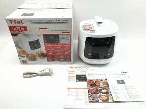 未使用品★ティファール T-fal ラクラ・クッカー コンパクト マルチクッカー 電気圧力鍋 1台12役 スロー調理 CY3511JP Y05084N