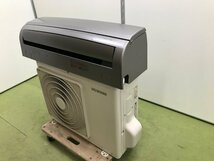 美品★アイリスオーヤマ IRIS OHYAMA airwill エアコン おもに6畳用 6畳～9畳 2.2kW 除湿 冷房 ブラウン IRA-2221BR 2021年製 YD05030N_画像1