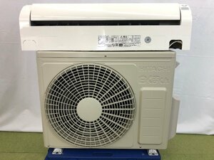 美品 HITACHI 日立 ルームエアコン 白くまくん AJ おもに6畳用 2.2kW 6畳～9畳 暖房 内部乾燥 除湿 RAS-AJ22L 2022年製 TD05060MA