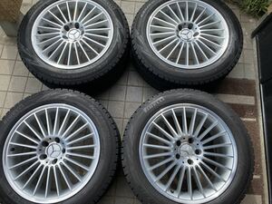 メルセデス　ベンツ　純正ホイール　ピレリ　アイスアシンメトリコ　スタッドレス　235/50R18　8.5j+30　PCD112-5H　4本セット