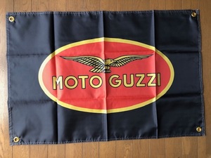 お部屋に・ガレージに　かっこいい！　MOTO GUZZI　モトグッチi　通常サイズ　フラグ タペストリー　旗　送料サービス！