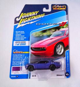 ◆JOHNNY LIGHTNING　ジョニーライトニング　1/64　2010 Dodge Challenger R/T　Plum Crazy　ダッジ チャレンジャー　プラム