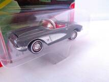 ◆JOHNNY LIGHTNING　ジョニーライトニング　1/64　1962 Chevy Corvette　Silver Poly　シェビー コルベット_画像2