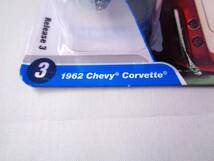 ◆JOHNNY LIGHTNING　ジョニーライトニング　1/64　1962 Chevy Corvette　Metallic Teal　シェビー コルベット_画像9
