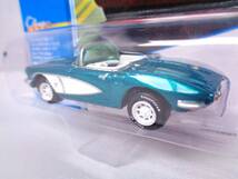 ◆JOHNNY LIGHTNING　ジョニーライトニング　1/64　1962 Chevy Corvette　Metallic Teal　シェビー コルベット_画像3