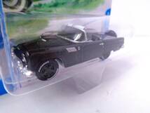 ◆JOHNNY LIGHTNING　ジョニーライトニング　1/64　1956 Ford Thunderbird　Raven Black　フォード サンダーバード　ブラック_画像2