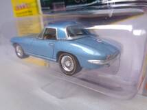 ◆JOHNNY LIGHTNING　ジョニーライトニング　1/64　1965 Chevy Corvette Hardtop　Mist Blue Poly　シェビー コルベット ハードトップ_画像3