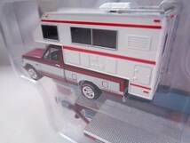 ◆JOHNNY LIGHTNING　ジョニーライトニング　1/64　1993 Ford F-150 with Camper and Open Car Trailer　フォード_画像3
