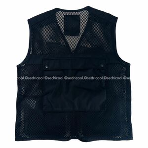 【超希少】PRADA Technical Mesh Fishing Vest（ACU1 2021 978）L