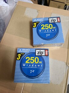 6枚セット　ZIPディスク　250MB 三菱化学　　