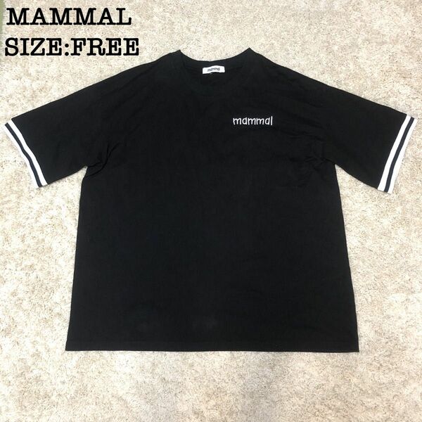 MAMMAL マーマル ジュキヤ 半袖Tシャツ ブラック フリーサイズ