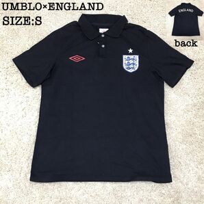 【希少 激レア】アンブロ イングランド代表 サッカー ポロシャツ デサント製 S