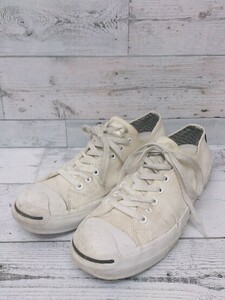 CONVERSE コンバース スニーカー JACK PURCELL ジャックパーセル キャンバス ロー 擦れ・汚れあり 27㎝ ホワイト メンズ 1304000000343