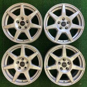 TECMAG テクマグ 外車 輸入車 VW アウディ用 社外アルミホイール 15×6J+38 100-5H中古品4本【729】