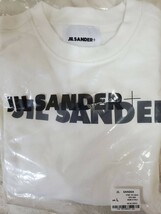 新品☆JIL SANDER ジルサンダー Logo Long Sleeve tee 長袖シャツ WHITE 白 ロンT フロントロゴ シャツ size L 男女兼用_画像5