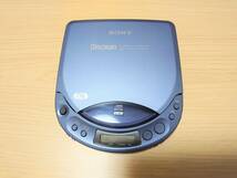 動作品！　SONY Discman D-223 CDウォークマン ディスクマン　ポータブルCDプレーヤー　ソニー ブルー_画像2