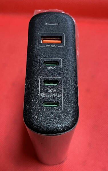 充電器新品未使用バルク品 PD USB type-c 150wBLACK USB-C 4ポート iPhone
