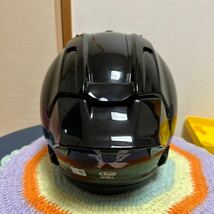 アライ Arai RX-7X ヘルメット フルフェイスヘルメット グラスブラック レーシングスポイラー 付き Mサイズ　Sサイズの方も_画像5