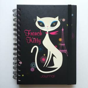 ◆ビンテージ French Kitty ジャーナル 日記帳 日誌 2003年製 生産終了品 フレンチキティ ネコ 