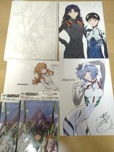  movie sin* Evangelion theater version EVANGELION:3.0+1.01 THRICE UPON A TIME pamphlet + great number extra 4 part work .. compilation 