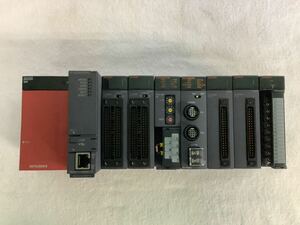 三菱MITSUBISHI MELSEC PLC Q61P,Q13UDEHCPU,QY42Px2,QJ61BT11N,EQ-V680D2,QY41Px2,Q68ADV 9ea 中古品